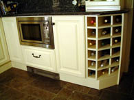 White Wine Storage Bespoke Kitchen Cupboard